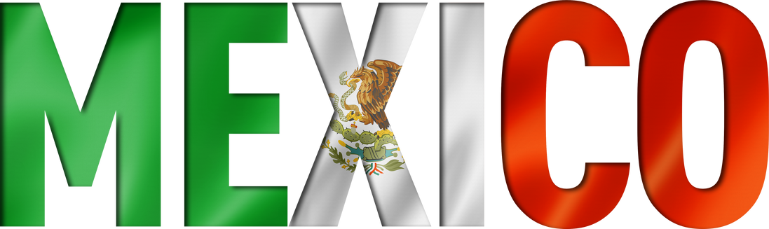 mexican flag text font